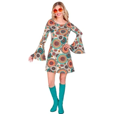 Image of Widmann 17683 60s dress, Floral, Mandala Motif, L