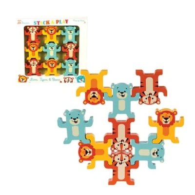 Image of SCHYLLING SC SPA Little Classics Stack and Play Animals, Multi