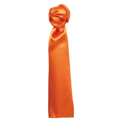 Image of Premier Unisex Colours Plain Scarf (Orange) One Size