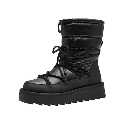 Image of Tamaris Winter boots, Women&#039;s, Size: 7.5, Black uni Synthetics