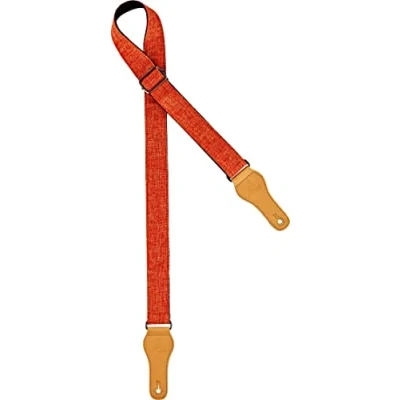 Image of Ortega Guitars Adjustable Ukulele Strap Casual Series Cotton, Orange (OCS 260U)