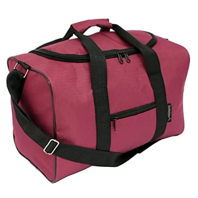 Image of Borderline Under Seat Lightweight Travel Bag Cabin Approved 14L Holdall (Plum)