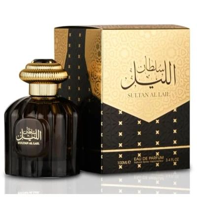 Image of Al WATANIAH Sultan Lail Luxury Unisex Perfume, Eau de Parfum 100ml, Nocturnal and Sophisticated Fragrance