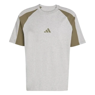 Image of adidas men&#039;s T shirt in Grey