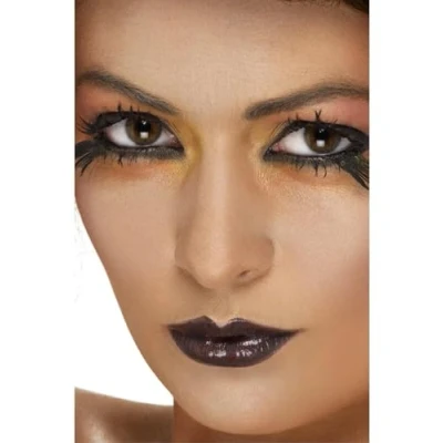 Image of Smiffys Make Up FX, Lipstick, Black , Cosmetics and Disguises Fancy Dress, Vampire Dress &amp; Disguises.
