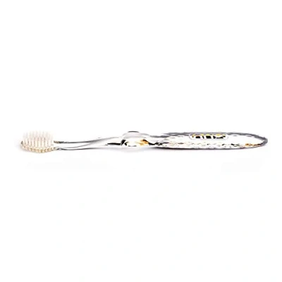 Image of Nano b Antibacterial Toothbrush with Silver Bristles and Crystal Handle