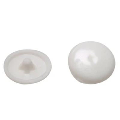 Image of Faithfull FXSCWB Screw Cover Pozi Caps (Pack of 50) White