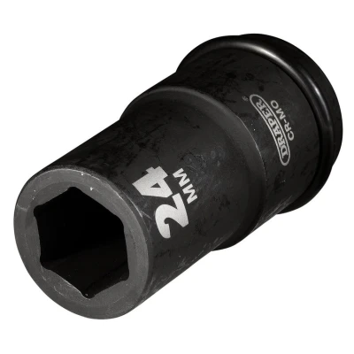 Image of Draper HI TORQ� 6 Point Deep Impact Socket, 3/4&quot; Sq. Dr., 24mm