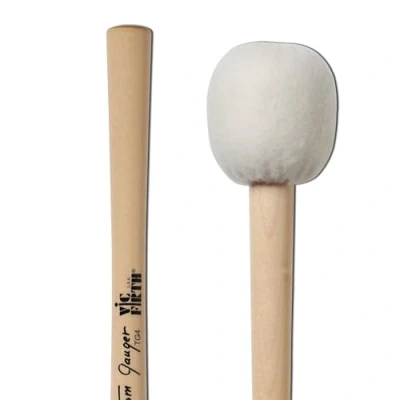Image of Vic FIrth Symphonic Collection Signature Series Bass Drum Beaters Tom Gauger TG04 Rollers