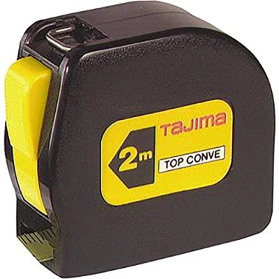 Image of Tajima TOP20MY &quot;Top Conve&quot; Measuring Tape, Black/Yellow, 18 mm
