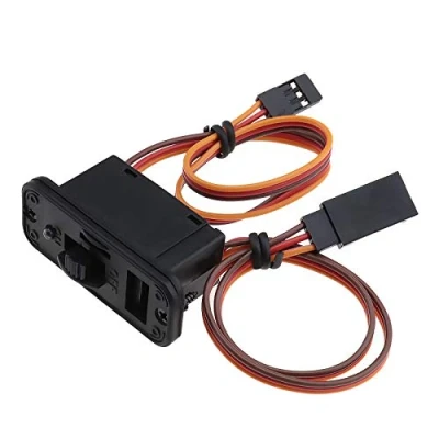 Image of Be In Your Mind RC Receiver Switch LED 3 Way Battery On/Off Power Cable with Pin JR Futaba Connector for Airplane Boat Accessories
