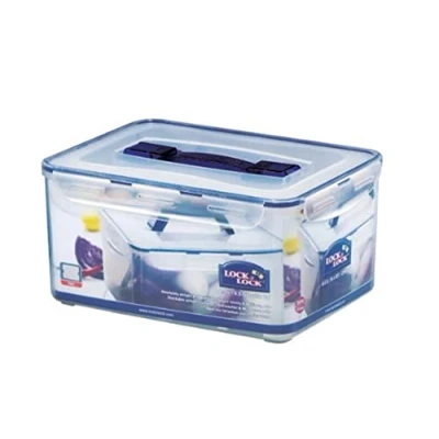 Image of Lock &amp; 8L Rectangle Container with Freshness tray Carry Handle