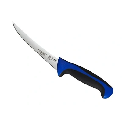 Image of Mercer Culinary Millennia Color Handle Cutlery 6&quot; Curved Boning Knife Blue