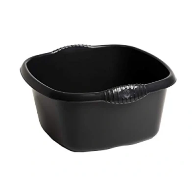 Image of Casa 32cm Round Washing Up Bowl Midnight Black
