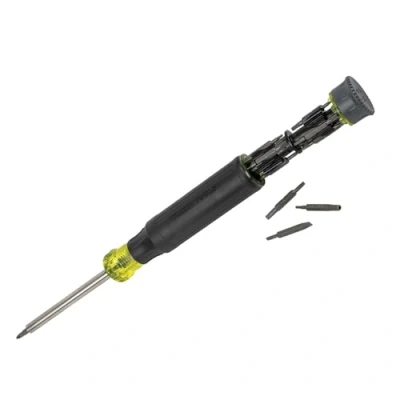 Image of Klein Tools 32328 Precision Screwdriver, 27 in 1 Multi Bit Bits for Apple Product Repair, Rare Earth Magnet, Electronic Repair