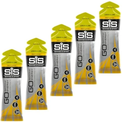 Image of Contrast SIS Go Isotonic Energy Gel 60ml Lemon &amp; Lime (Pack of 5)