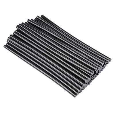 Image of Coolty 40 Pack Hot Melt Glue Sticks 11mm x 270mm Paintless Car Dent Repair Kits for Gun Heating Art Craft, Body Remover (Black)