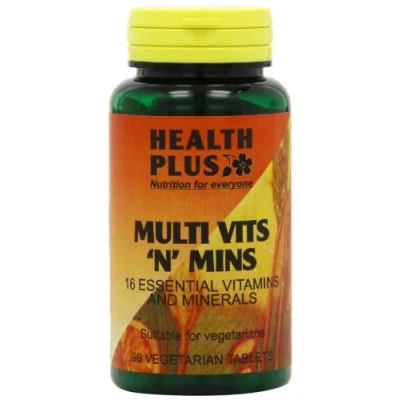 Image of Health Plus Multi Vits &#039;n&#039; Mins One a day Multivitamin Supplement 90 Tablets