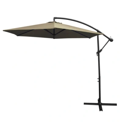 Image of MonsterShop Beige Cantilever Parasol