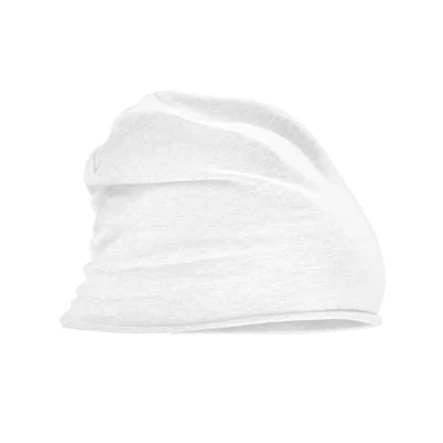 Image of Beechfield Unisex Jersey Beanie Classic Soft Hat White