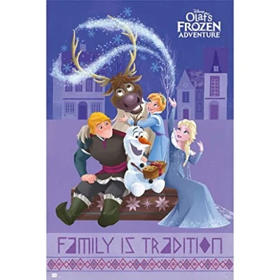Image of Grupo Erik Poster 61 x 91.5 cm Olaf, Frozen, Adventure, All Characters