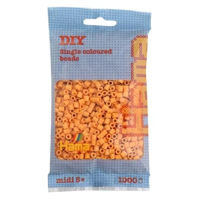 Image of Hama Beads Bag Approx. 1000 Midi Fuse Mosaic Decoration Arts &amp; Craft for Creative Children Ages 5+ Teddybear Brown