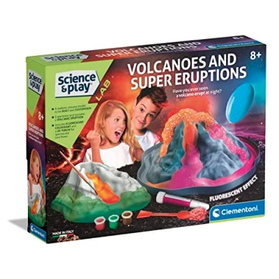 Image of Clementoni 61347, Volcanoes and Super Eruptions Toy for Children, Ages 8 Plus