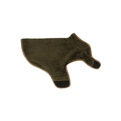 Image of JACK PYKE Sherpa Fleece Dog Coat Dark Olive XXS