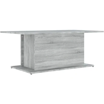 Image of vidaXL Coffee Table Grey Sonoma 102x55.5x40 cm Engineered Wood