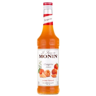Image of MONIN Premium Tangerine Syrup 700ml for Cocktails and Mocktails. Vegan Friendly, Allergen Free, 100% Natural Flavours Colourings