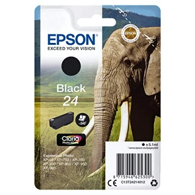 Image of Epson C13T24214012 CLARIA PHOTO HD 24 BLACK F/ 24SERIES