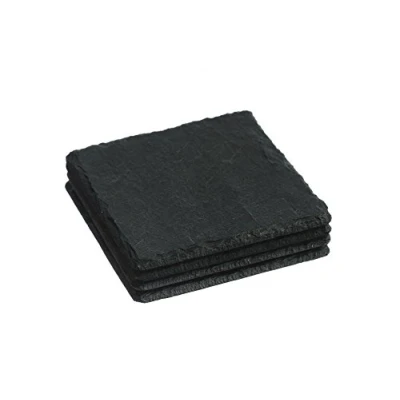 Image of The Just Slate Company Set of 4 Square Coasters