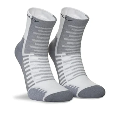 Image of Hilly, Active Anklet Min Cushioning, White/Grey, Size S