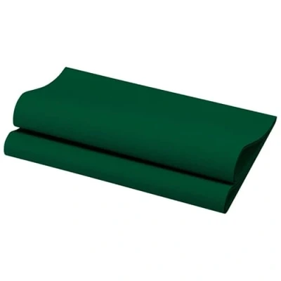 Image of Dunisoft Airlaid Dark Green 40cm Napkins Pack of 60