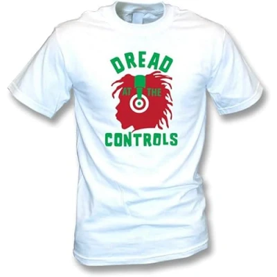 Image of BEIYANUO Dread At The Controls T Shirt As Worn by Joe Strummer (The Clash) 3XL White
