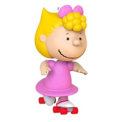 Image of Hallmark Keepsake Christmas Ornament 2024, The Peanuts Gang Skating Sally, Gifts for Fans