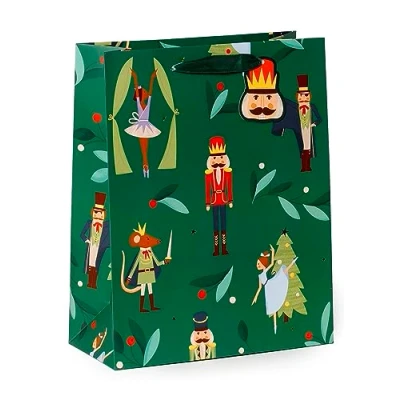 Image of Puckator Christmas Nutcracker Sugar Plum Fairy Gift Bag L Birthday For Presents Present Females Kids Bags Gifts Box Baby