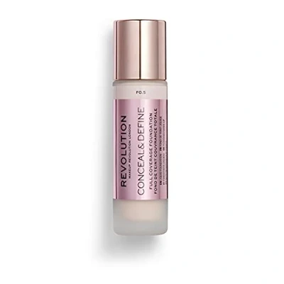 Image of Revolution Beauty London, Conceal and Define, Foundation, F0.5, 23ml