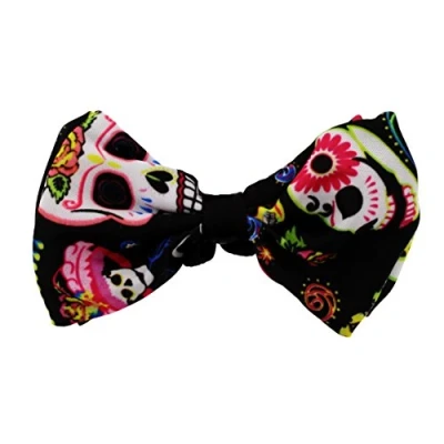 Image of Zac&#039;s Alter Ego Day of the Dead Sugar Skull Bow Tie