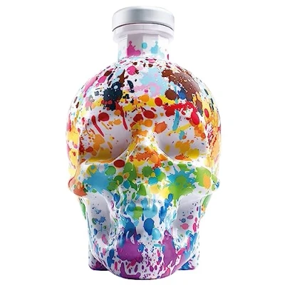 Image of Crystal Head Vodka Pride, 2023 Limited Edition Pride Bottle, Filtered through diamonds, Zero Sugar, Additive Free, Gluten 70cl, 40% ABV