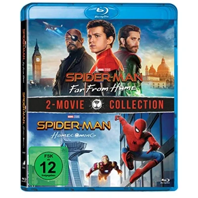 Image of Spider Man. Far from Home &amp; Homecoming [Blu Ray]