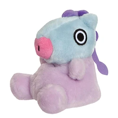 Image of Aurora, 61508, BT21 MANG Palm Pal, 5In, Eco friendly soft toy, Purple &amp; Blue, Small