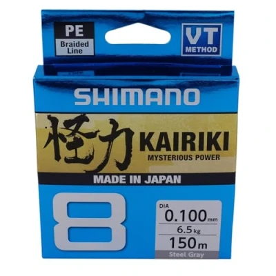 Image of Shimano Kairiki 8 150m Steel Gray 0.280mm/29.3kg Braided fishing line