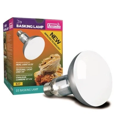 Image of Arcadia D3 UV Basking Lamp, 100 W, E27