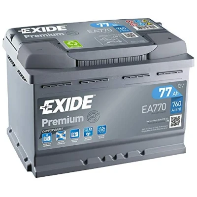 Image of EA770 Exide Premium carbon starter battery 12 V, 77Ah