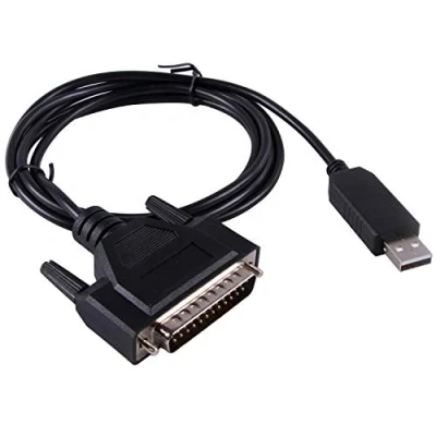 Image of Usangreen FTDI USB RS232 to DB25 Cable for Fanuc CNC Control Data Transfering Serial Compatible C 232R US (6ft/180cm)
