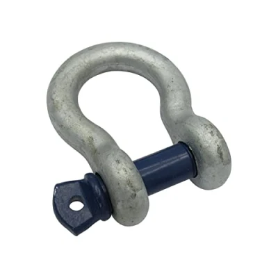 Image of Bow Shackle with Screw Pin 8.5 Ton (Lifting Towing Galvanised Steel 8500KG)