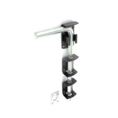 Image of Securit Garage Door Bolt Black 375mm
