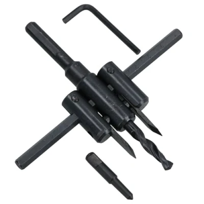 Image of Adjustable Hole Saw/Drill Bit Round Circle Cutter 30mm to 120mm TE373