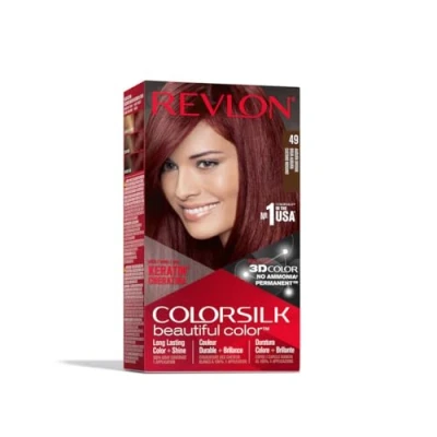 Image of Revlon colorsilk Beautiful Color, 49 Auburn Brown